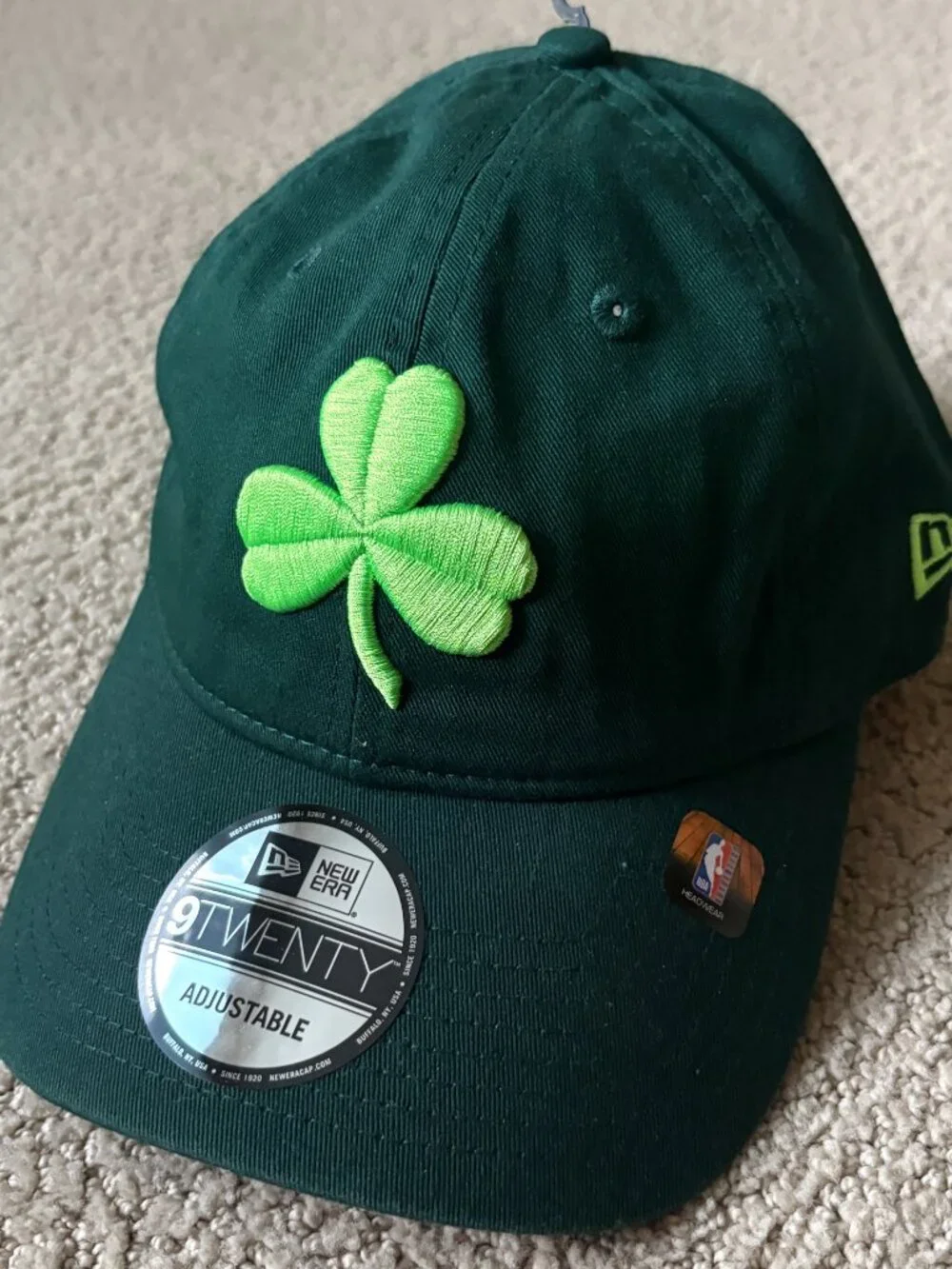 New Era Boston Celtics 9TWENTY City 2024 Alternate Adjustable Hat NBA OSFM NWT - Picture 1 of 7